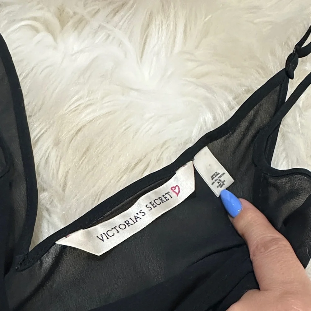Victoria's Secret Black Sheer Lingerie